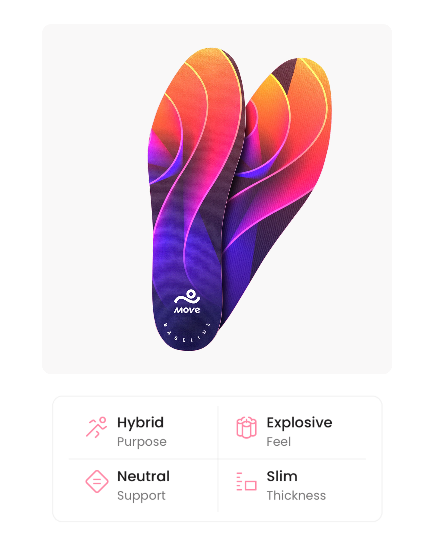 Move Game Day Baseline Insoles